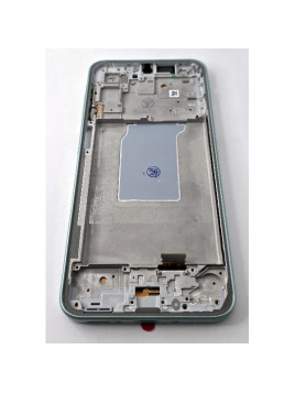 Pantalla lcd para Samsung Galaxy A26 5G A266 mas tactil negro con marco verde calidad Oled