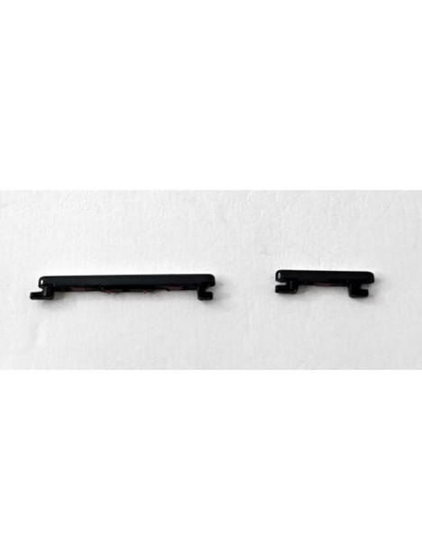Set de 2 botones laterales negros para Huawei Honor Magic 7 Lite 5G calidad premium