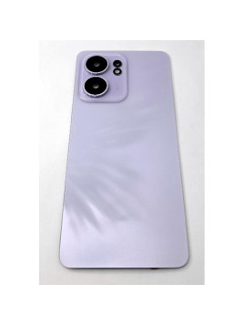 Tapa trasera o tapa bateria morada para Oppo Reno 13 F 5G CPH2699 con cubierta de camara