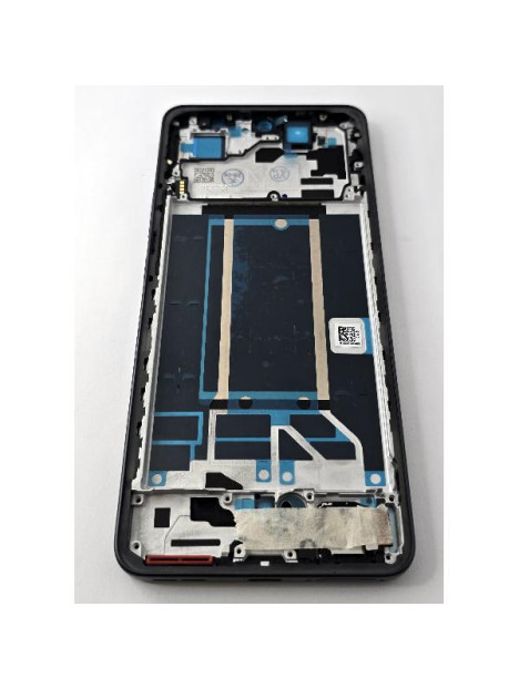 Pantalla lcd para Oppo Reno 13 F 5G CPH2699 mas tactil negro con marco negro compatible TFT