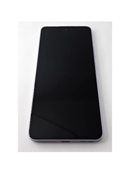 Pantalla lcd para Oppo Reno 13 F 5G CPH2699 mas tactil negro con marco morado calidad premium