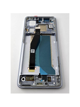 Pantalla lcd para Xiaomi 14T Pro mas tactil negro con marco azul calidad Oled