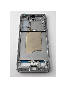 Carcasa o marco central plata para Samsung Galaxy S25 5G S931 GH82-36328A Service Pack