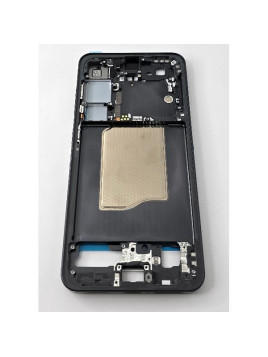 Carcasa o marco central negro para Samsung Galaxy S25 5G S931 GH82-36328E Service Pack