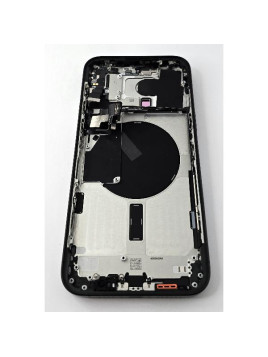 Tapa trasera o tapa bateria negra para iPhone 15 Pro Max A2849 A3106 con marco central remanufacturada grado A