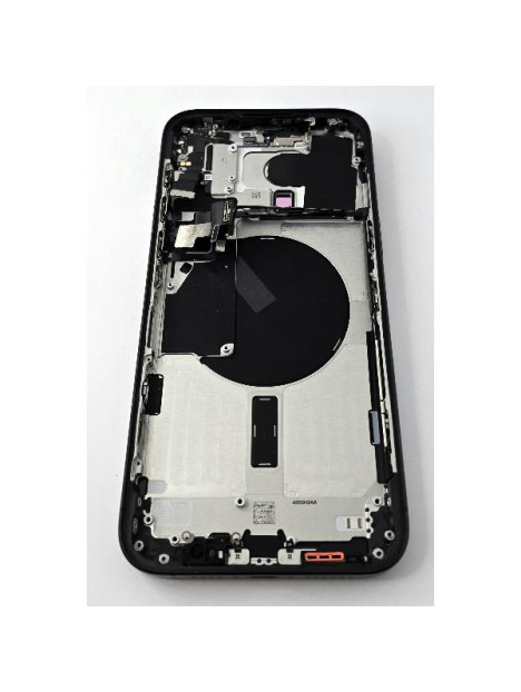 Tapa trasera o tapa bateria negra para iPhone 15 Pro Max A2849 A3106 con marco central remanufacturada grado A