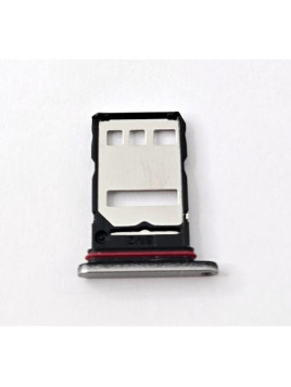 Soporte o bandeja sim gris para Huawei Honor 400 Pro 5168ACBA Service Pack