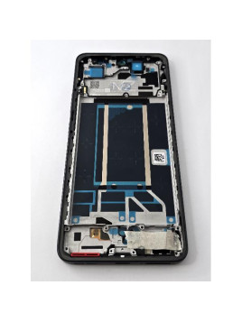 Pantalla lcd para Oppo Reno 13 F 5G CPH2699 mas tactil negro con marco negro calidad premium