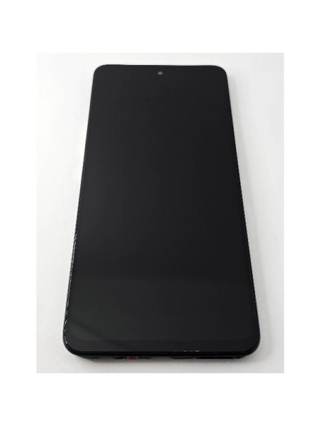 Pantalla lcd para Realme C75 4G RMX3941 mas tactil negro con marco negro calidad premium