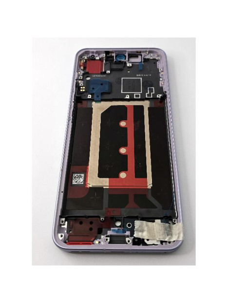 Pantalla lcd para Oppo Reno 13 Pro 5G CPH2697 mas tactil negro con marco morado compatible TFT