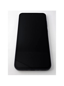 Pantalla para Samsung Galaxy A35 5G A356B mas tactil negro marco azul navy ensamblado GH82-34221A Service Pack