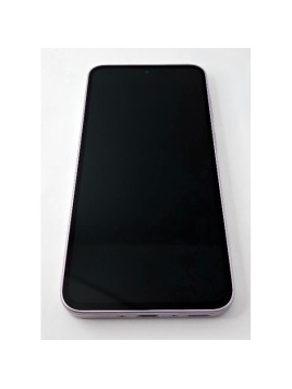 Pantalla para Samsung Galaxy A35 5G A356B mas tactil negro marco lavanda ensamblado GH82-34221C Service Pack