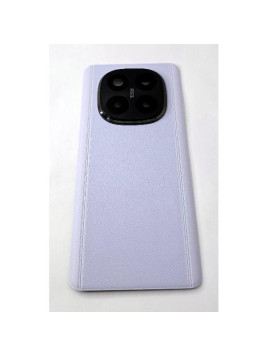 Tapa trasera o tapa bateria morada para Xiaomi Redmi Note 14 Pro Plus 5G con cubierta de camara