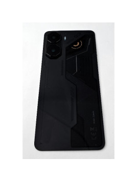 Tapa trasera o tapa bateria negra para ZTE Nubia Neo 3 5G con cubierta de camara