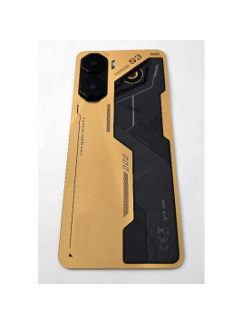 Tapa trasera o tapa bateria amarilla para ZTE Nubia Neo 3 5G con cubierta de camara