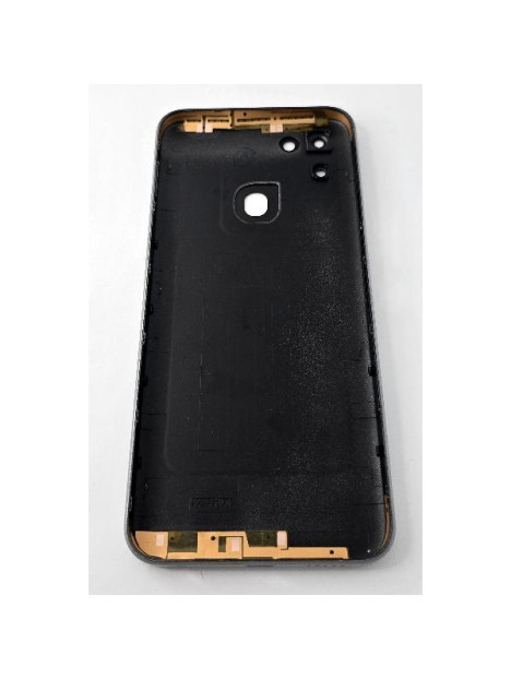 Tapa trasera o tapa bateria plata para Tecno Spark 8C con cubierta de camara