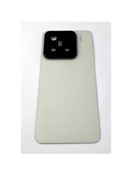 Tapa trasera o tapa bateria verde para Xiaomi 15 5G con cubierta de camara