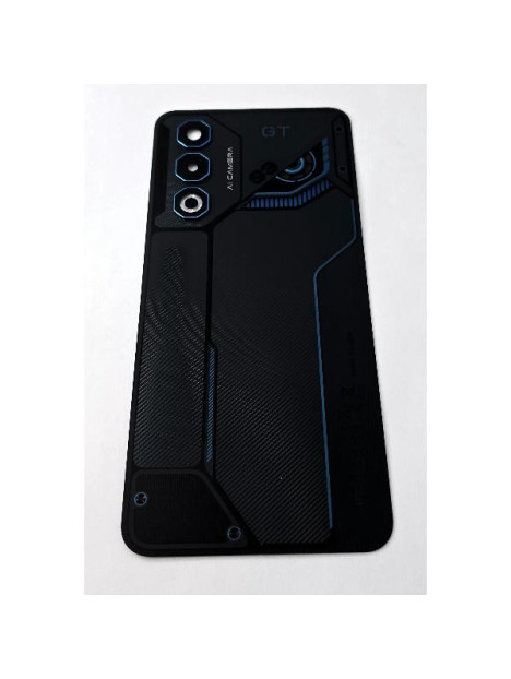 Tapa trasera o tapa bateria negra para ZTE Nubia Neo 3 5G con cubierta de camara