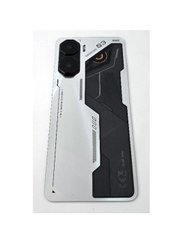 Tapa trasera o tapa bateria plata para ZTE Nubia Neo 3 5G con cubierta de camara