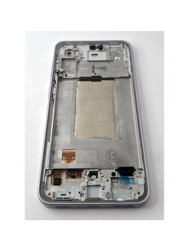 Pantalla lcd para Samsung Galaxy A36 A366 mas tactil negro con marco morado calidad premium