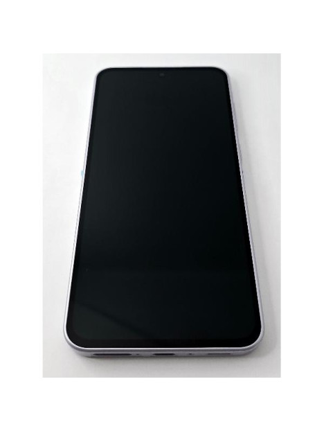 Pantalla lcd para Samsung Galaxy A36 A366 mas tactil negro con marco morado calidad premium