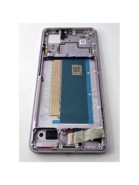 Pantalla lcd para Xiaomi Poco F6 Pro 5G mas tactil negro con marco morado compatible TFT
