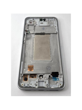 Pantalla lcd para Samsung Galaxy A36 A366 mas tactil negro con marco blanco calidad premium