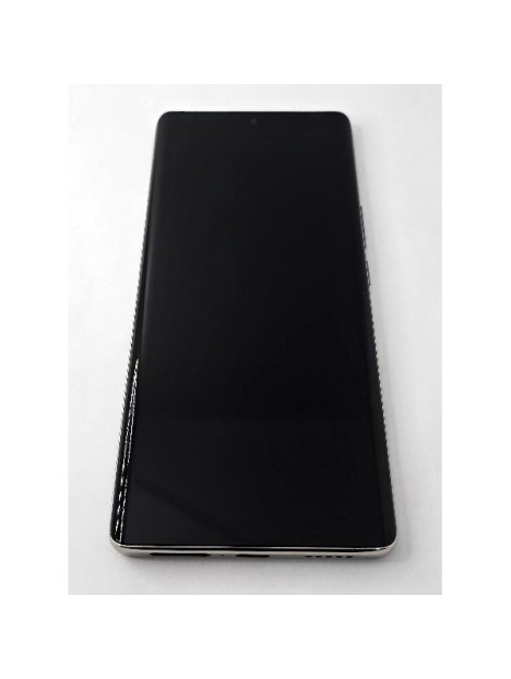 Pantalla lcd para Vivo V29 Lite 5G V2244 mas tactil negro con marco dorado calidad premium