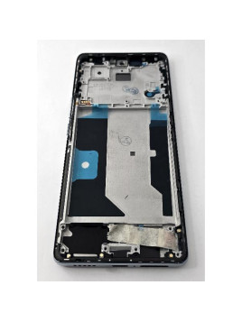 Pantalla lcd para Vivo V29 Lite 5G V2244 mas tactil negro con marco azul compatible TFT