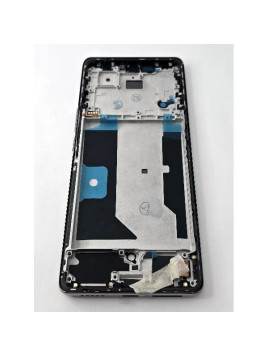 Pantalla lcd para Vivo V29 Lite 5G V2244 mas tactil negro con marco dorado compatible TFT