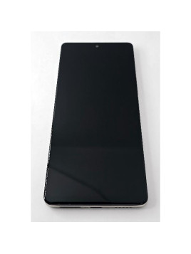 Pantalla lcd para Vivo V29 Lite 5G V2244 mas tactil negro con marco dorado compatible TFT