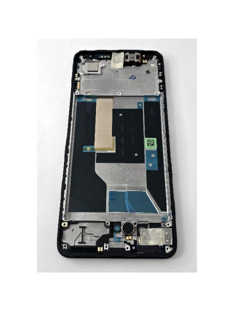 Pantalla lcd para Realme 14T mas tactil negro con marco negro 621029000502 Service Pack