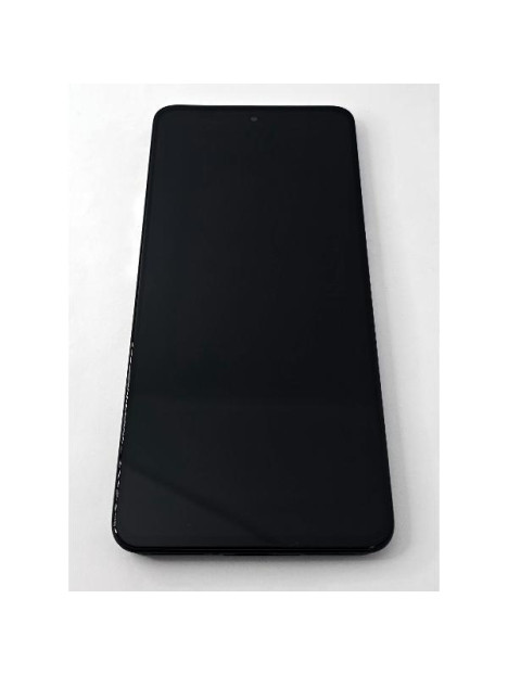 Pantalla lcd para Realme 14T mas tactil negro con marco negro 621029000502 Service Pack