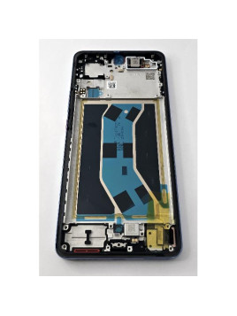 Pantalla lcd para Realme GT 7 mas tactil negro con marco IceSense azul 621029000570 Service Pack