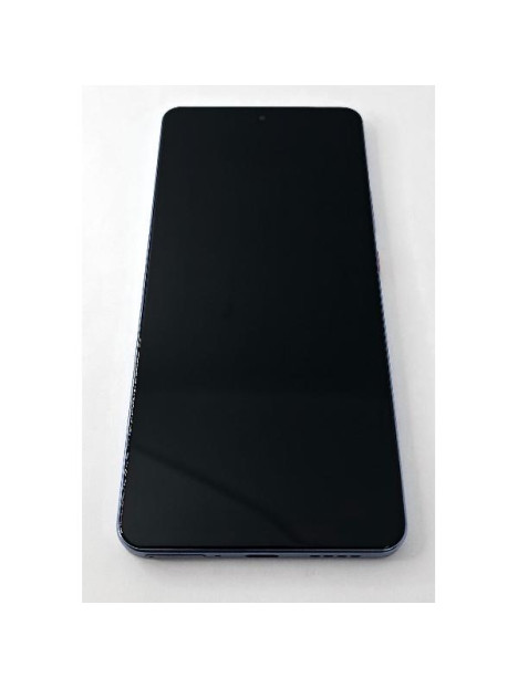 Pantalla lcd para Realme GT 7 mas tactil negro con marco IceSense azul 621029000570 Service Pack
