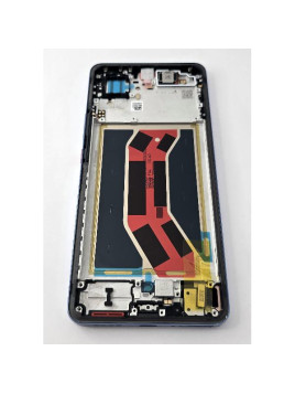 Pantalla lcd para Realme GT 7T mas tactil negro con marco IceSense azul 621029000575 Service Pack