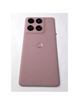 Tapa trasera o tapa bateria rosa para Motorola Edge 60 Fusion 5D68C29873 Service Pack