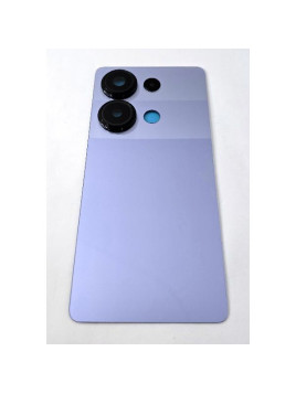Tapa trasera o tapa trasera CSL morada para Xiaomi Redmi Note 13 Pro 4G con cubierta de camara