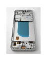 Pantalla lcd para Samsung Galaxy S23 FE S711 mas tactil negro con marco plata compatible Oled