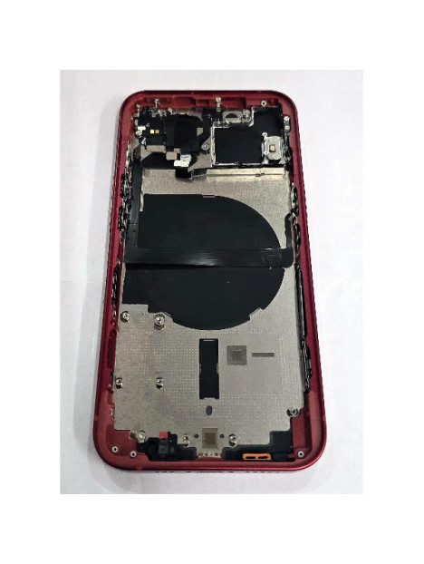 Tapa trasera o tapa bateria roja para iPhone 13 A2482 A2631 A2633 con carcasa central remaunfacturada Grado A