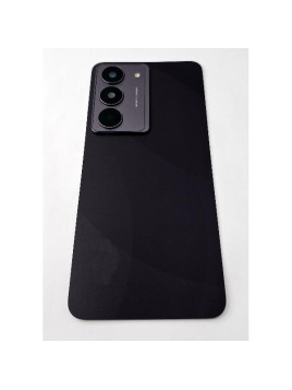 Tapa trasera o tapa bateria negra para Realme 14X 5G con cubierta de camara