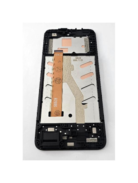 Pantalla lcd para Oukitel C57S mas tactil negro con marco negro calidad premium