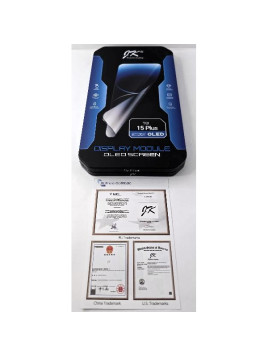 Pantalla JK para iPhone 15 Plus A3094 A2847 A3093 A3096 mas tactil negro JK-YU0670-F6 calidad Hard Oled