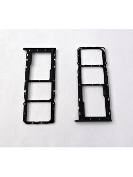 Soporte o bandeja sim negra Dual sim para ZTE Blade A35 calidad premium