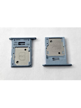 Soporte o bandeja sim azul claro Dual sim para Samsung Galaxy M35 5G calidad premium