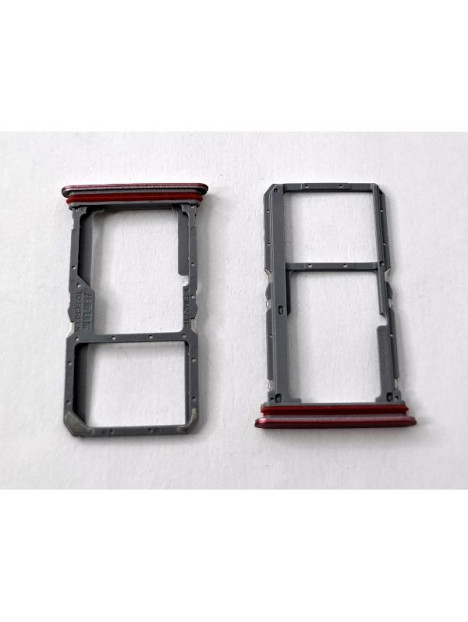 Soporte o bandeja sim roja para Realme 14X 5G calidad premium
