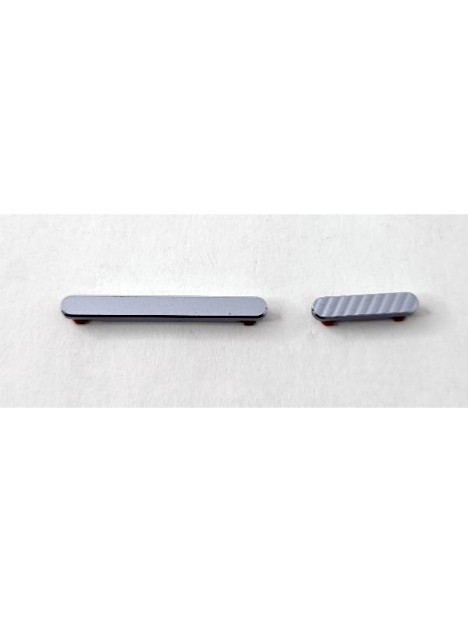 Set de 2 botones laterales azules para Xiaomi 14T Pro calidad premium