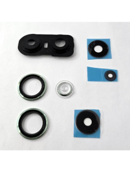 Cristal de camara para Xiaomi Redmi Note 13 4G con marco verde calidad premium