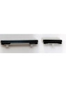 Set 2 botones negros para Samsung Galaxy S25 Edge 5G S937B calidad premium
