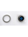 Cubierta de cámara plata para iPhone 16E A3212  A3409  A3410  A3408 calidad premium